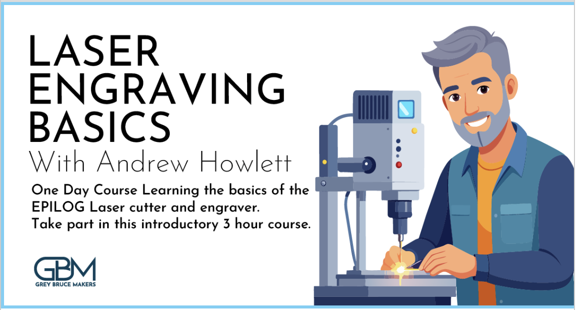 Event image LASER Engraving Basics w/ Andrew Howlett -April 23rd